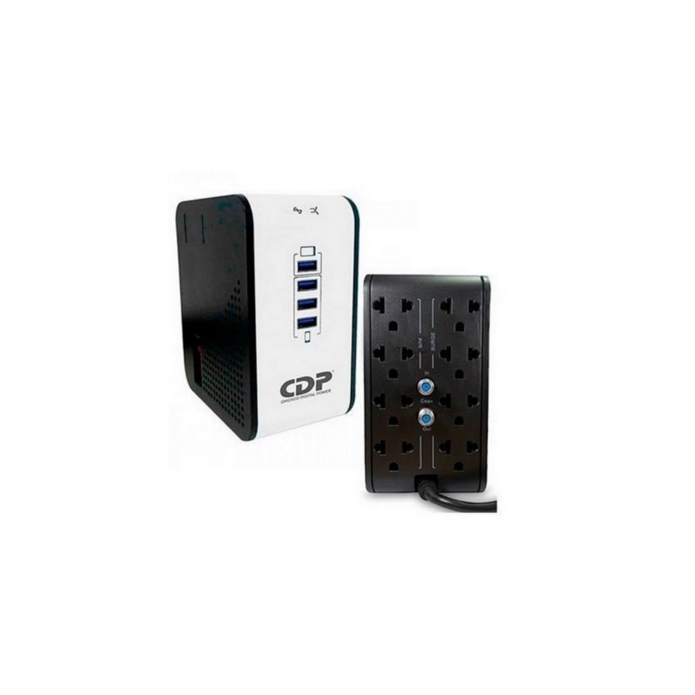 [R2CU-AVR1008] CDP Supresor De Sobretensión 1000VA 8 Tomas Con Puerto USB