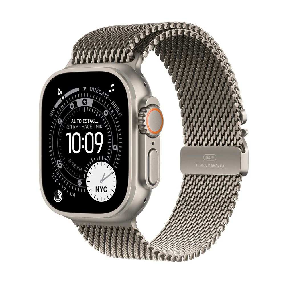 [MEWY4BE/A] Apple Watch Ultra 3 GPS + Cellular 49mm Natural Titanium Case with Natural Titanium Milanese Loop - Medium