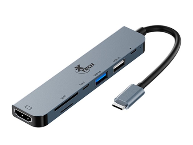 [AB005XTK18] Xtech Hub USB-C 7 Puertos 7-en-1