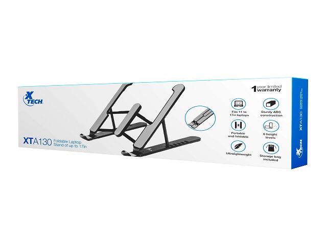 [AN001XTK06] Xtech Soporte para Notebook XTA-130 Plegable 17 Pulgadas