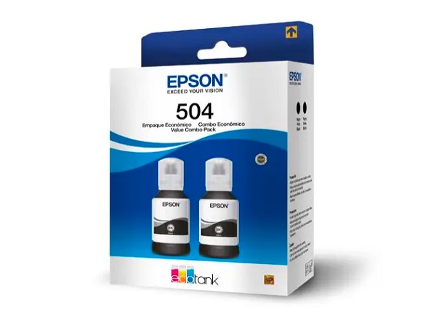 [AS103EPS14] Epson Botella de Tinta T504120 2 Pack Negras