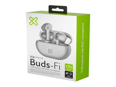 [MM112KLX03] Klip Xtreme Audífonos Inalámbricos KTE-015WH Con 17 Horas de Batería Blancos