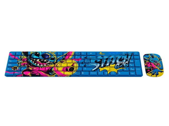 [ID225XTK21] Xtech Combo Teclado y Mouse Inalámbricos Stitch Desi