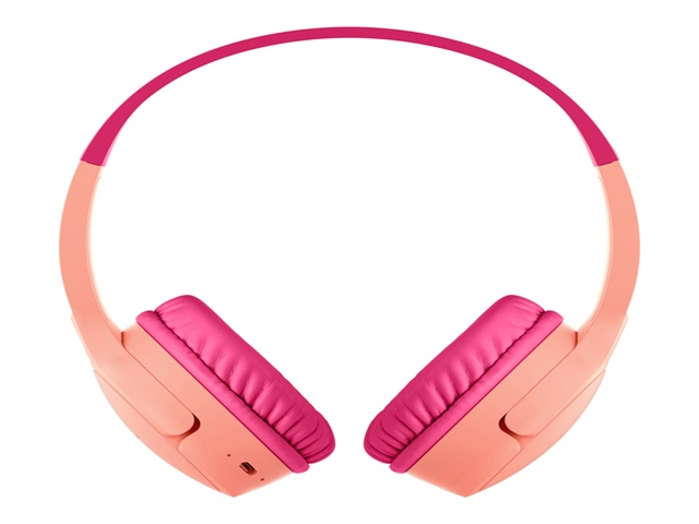 [MM110BLK32] Belkin Audífonos Inalámbricos V3 para Niños Rosados