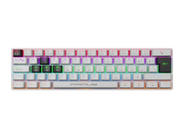 [ID011PGL16] Primus Gaming Teclado Alámbrico Español Ergonómico