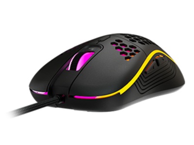 [ID011XTK46] Xtech Mouse XTM-620 Alámbrico 7 Botones Tipo Panal Negro