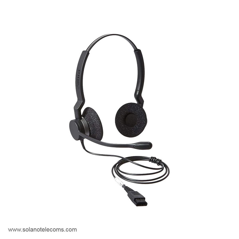 [MM000GNK17] Jabra Audífonos BIZ 2300 QD Duo Alámbricos Negros