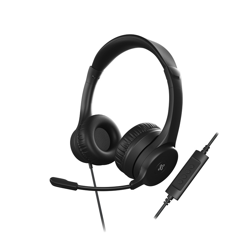 [MM111KLX69] Klip Xtreme Audífonos KCH-510 Alámbricos para Conferencias Negros