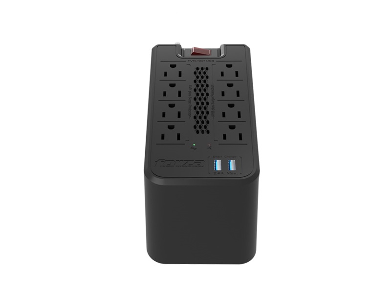 [UR100FOR68] Forza Regulador de Voltaje Automático 8 Tomas 110V