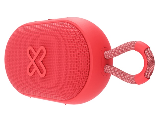 [MM300KLX65] Klip Xtreme Parlante KBS-030RD TWS Resistente al Agua Rojo
