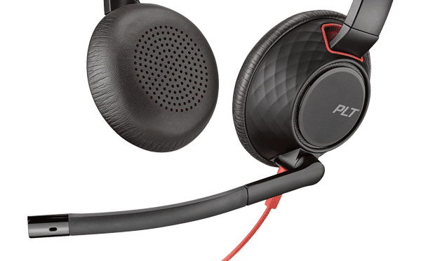 [100018688] HP Auriculares Poly 5220 Con Cable Negros