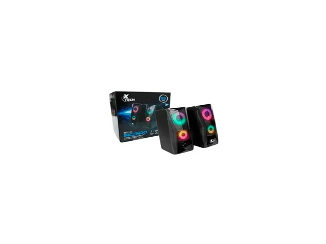 [MM222XTK96] Xtech Altavoces 2.0 XTS-131 Gaming con Luz LED Negros