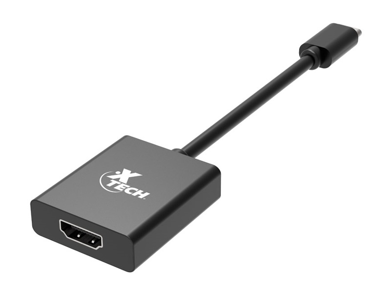 [AB004XTK64] Xtech Adaptador de Video XTC-541 USB Tipo C a HDMI Negro