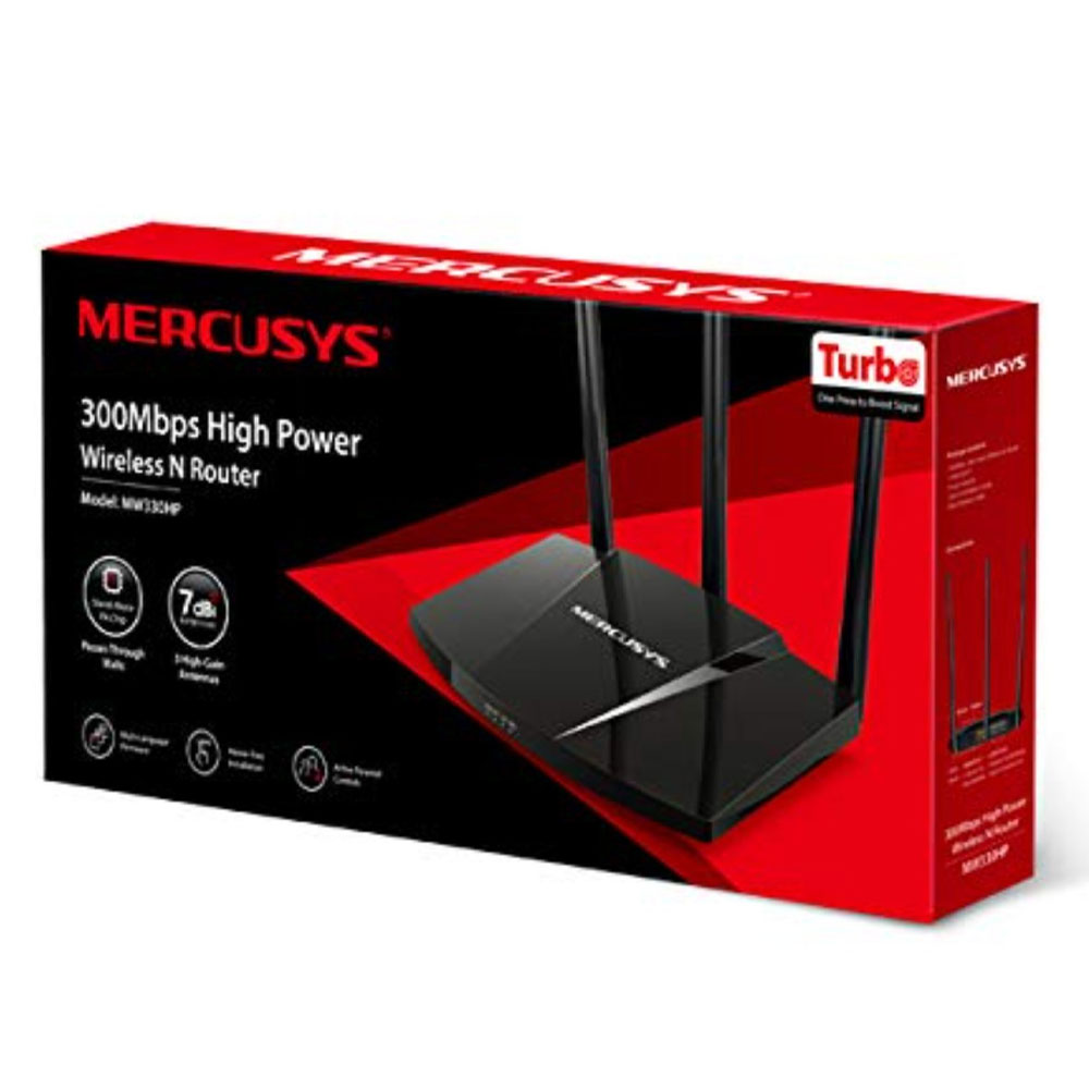 [MW330HP] Router Mercusys TPLINK 300mbps COLOR Negro