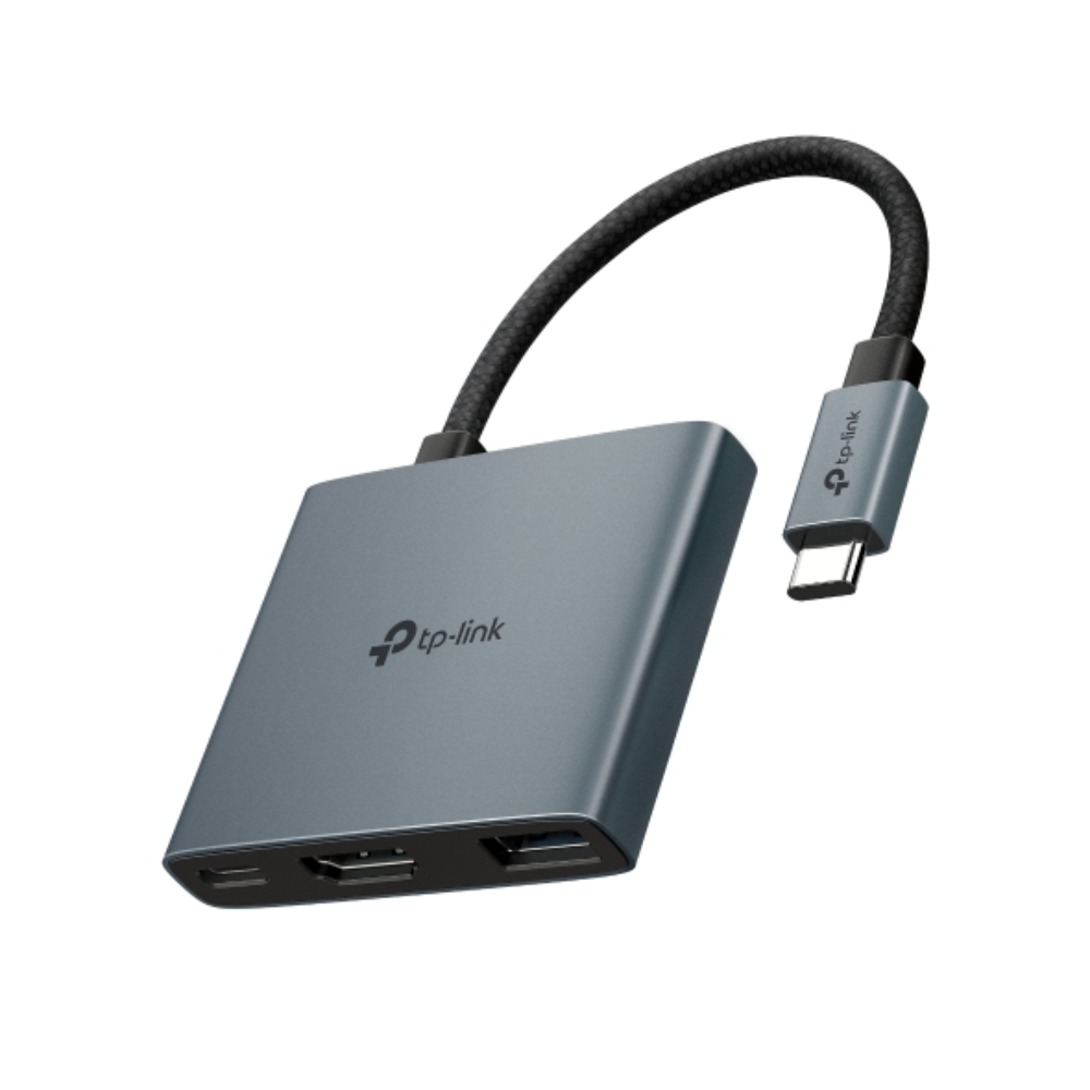 [UH3020C] USB Type-C 3-Port Hub SPEC: 1 × USB-C Connector,1 × HDMI 4K 60Hz Port,1 × USB-C PD 100W Port,1 × USB-A 3.0 Ports FEATURE: Plug and Play, Self-storage for Connec