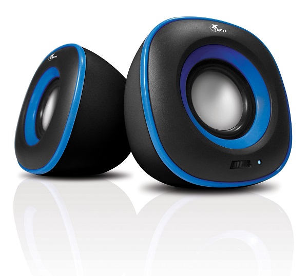 [MM221XTK11] Xtech Parlantes 2.0 XTS-115BL Sonido Compacto Negros