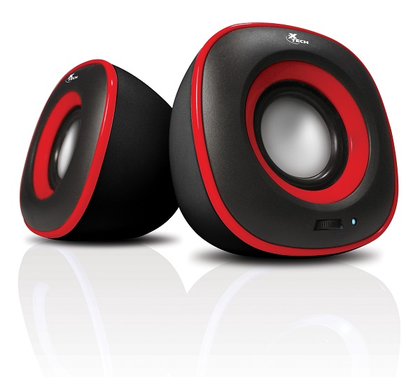 [MM221XTK13] Xtech Parlante XTS-115RD Sonido Estéreo Compacto Rojo